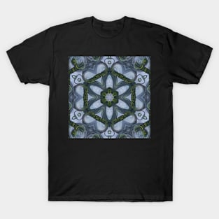 Abstract Sci-fi bio-tech Kaleidoscope pattern (Seamless) 2 T-Shirt